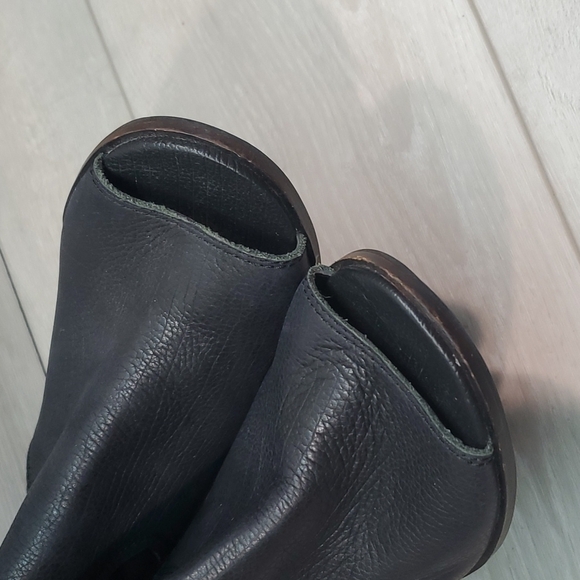 NEW Lucky Brand Kamren Ankle Leather Heels Open Toe shoes boots sandals - Picture 5 of 16